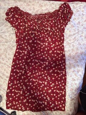 Red floral dress for sale
